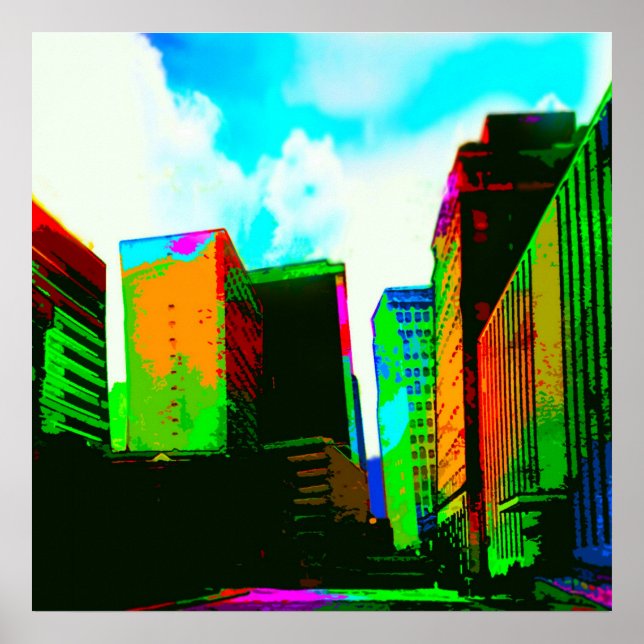 Pôster Tinta por toda a cidade (Frente)