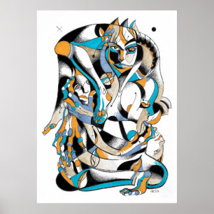 Poster Tinta Tarot buddha