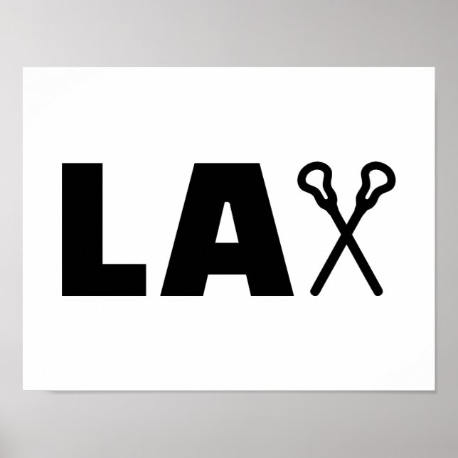 Pôster Tintas Lacrosse Lax (Frente)
