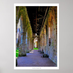 Poster Tintern Abbey Cistercian Monastery Wales