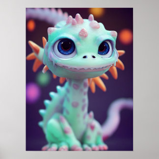 Poster Tiny Baby Dragon