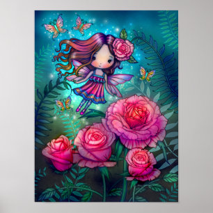 Poster Tiny Rosa Fairy Fantasy Art de Molly Harrison