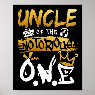 Poster Tio Da Notoriosa Coluna Da Escola Hip Hop 1rua