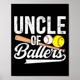 Poster Tio De Ballers Baseball Softball