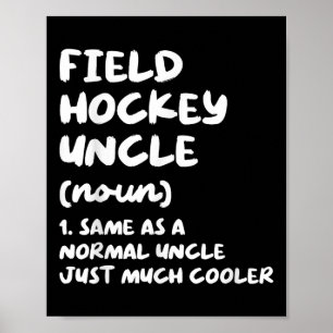 Poster Tio de Hóquei em Campo Definição Esportes Divertid