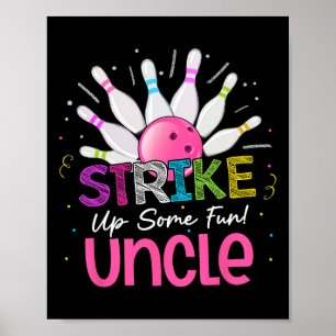 Poster Tio Divertido Da Bolinha De Aniversário