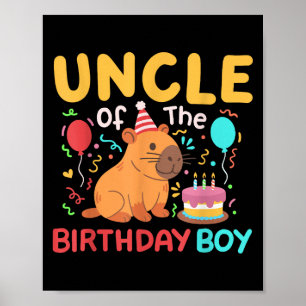 Poster Tio Do Garoto De Aniversário, Garoto Boneco De Cap