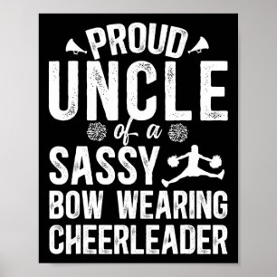 Poster Tio Orgulhoso De Uma Líder De Torcida Tio Cheer Ti