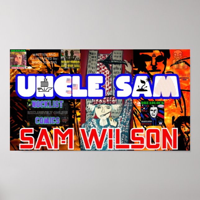 POSTER TIO SAM - SAM WILSON (Frente)