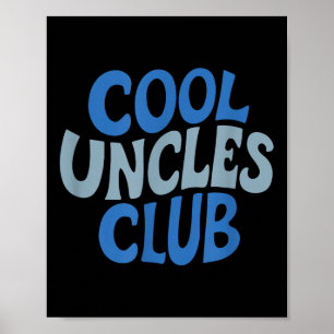 Poster Tio Shirt Legal Uncles Club, Melhor Tio Nunca Dive
