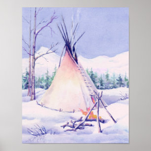 Pôster TIPI & NEVE por SHARON SHARPE