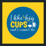 Poster Típica de café engraçado Típica de café Retro Cozi<br><div class="desc">Arte tipográfica colorida com cores retrô e vibrantes. Peitos engraçados e citações sobre comida,  cozinhar,  assar e jantar. Condecoração perfeita para sua cozinha,  restaurante,  café,  compro de padaria ou restaurante. A cor de fundo (o círculo e o quadrado) é personalizável através da Ferramenta Design.</div>
