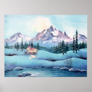 Pôster TIPIS da MONTANHA por SHARON SHARPE