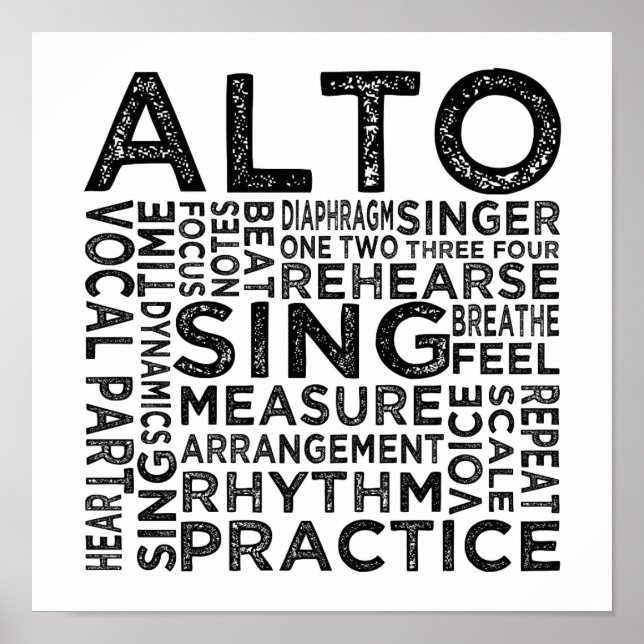 Poster Tipografia Alto (Frente)