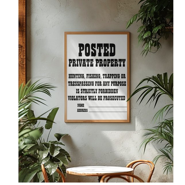 Poster Tipografia de Arte Personalizada de Propriedade Pr (Criador carregado)