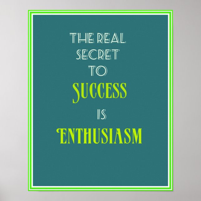 Pôster Tipografia de Cotação Inspirativa (Frente)