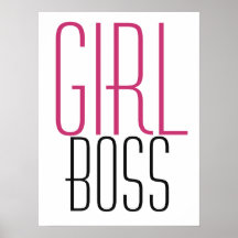 Tipografia de Garota Chefe Rosa Preto