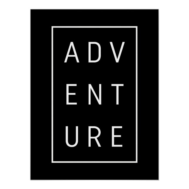 Pôster Tipografia de risco (Frente)