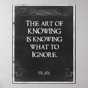 Poster Tipografia do quadro com umas citações inspirada