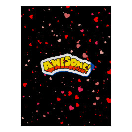 Pôster Tipografia Incrível de Vibes