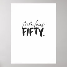 Tipografia Preto Branco Cinquenta Fabuloso Persona