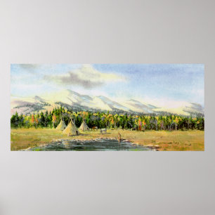 Pôster TIPOS DO OUTONO por SHARON SHARPE