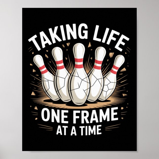 Poster Tirando A Vida Uma Moldura De Cada Vez Que A Bolic (Frente)