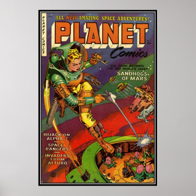 Pôster Tiras de banda desenhada - (Frente)