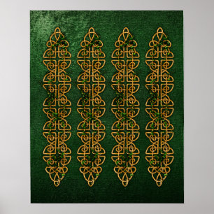 Poster Tiras de nó celtas