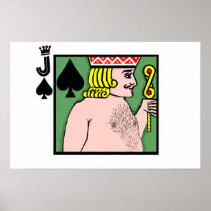 Poster Tiras de Poker Jack of Spades