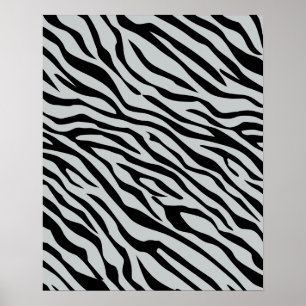Poster Tiras de Zebra Mágica Clique para Personalizar a c