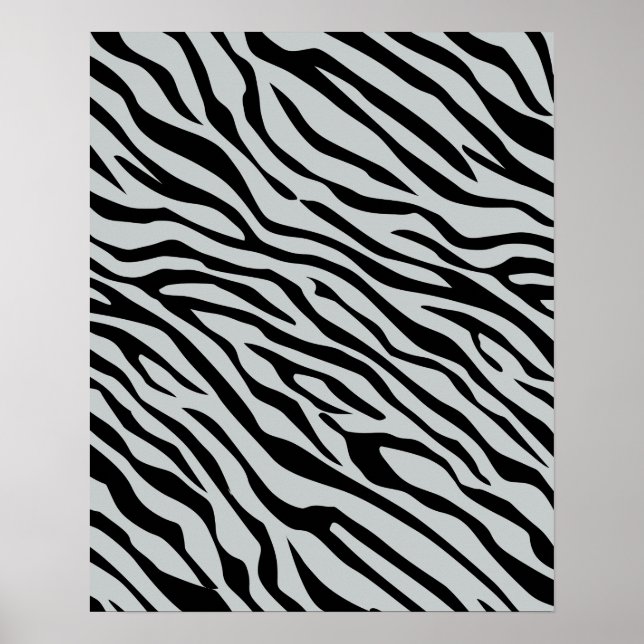 Poster Tiras de Zebra Mágica Clique para Personalizar a c (Frente)