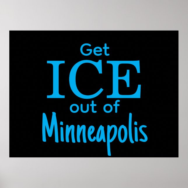 Poster Tire o ICE de [lugar] (Frente)