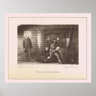 Pôster Tiro de caneca forçado - foto rara do crime da er