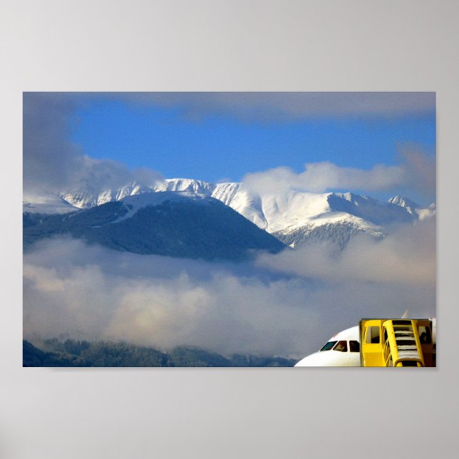 Poster Tirol de Paisagem dos Alpes Austríacos (Frente)