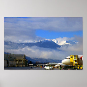 Poster Tirol de Paisagem dos Alpes Austríacos