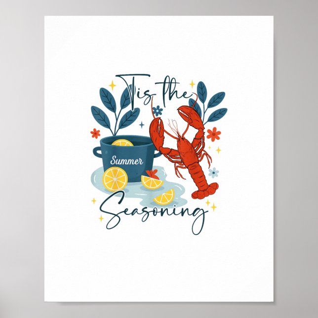 Poster Tis The Season Christmas Quote (Frente)