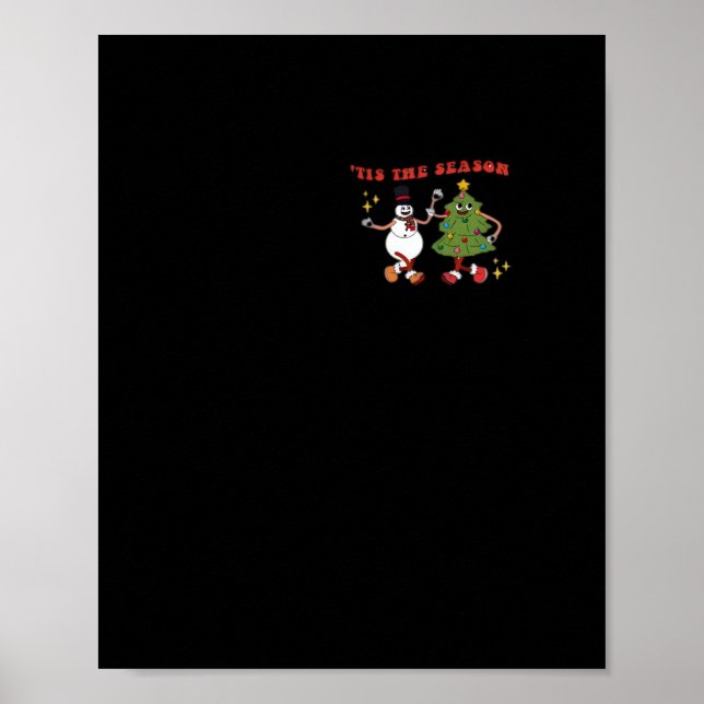 Poster Tis The Season Christmas Tree Pals Classic Trendy  (Frente)