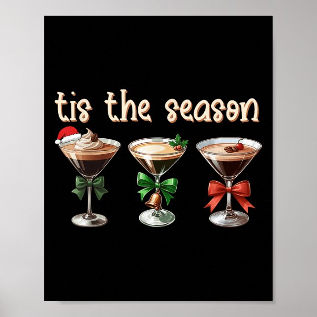 Poster Tis The Season Espresso Martini Tail Gles Xmas Par (Frente)