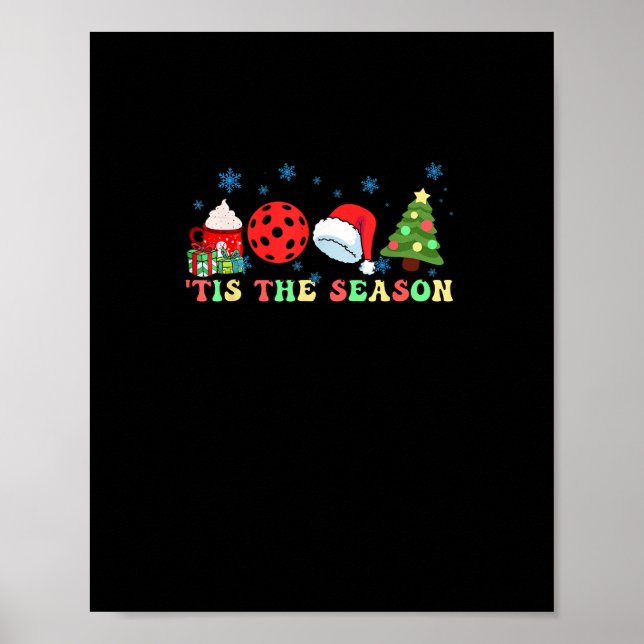 Poster Tis The Season For Pickleball Iii Modern Aesthetic (Frente)