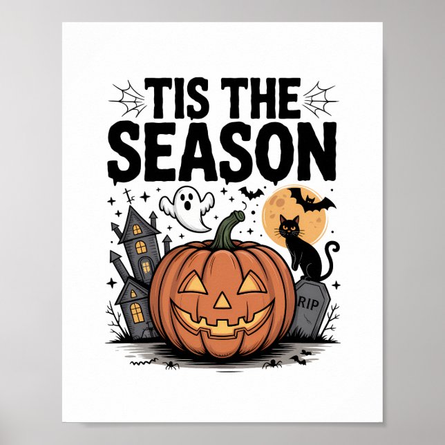 Poster Tis the Season Halloween (Frente)