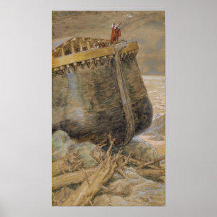 Poster Tissot - A Pomba Regressa a Noé 1896