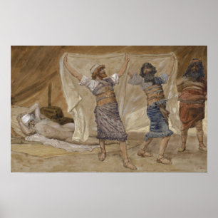 Poster Tissot - Embriaguez de Noé 1896