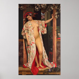 Poster Tissot - Mulher Japonesa no Banho 1864