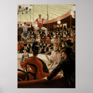 Poster Tissot - Mulheres de Paris A Amante do Circo