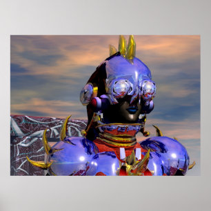 Poster TITAN, CYBORG PORTRAIT Science Ficfi