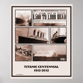 Pôster Titanic Centennial Memorial 1912-2012