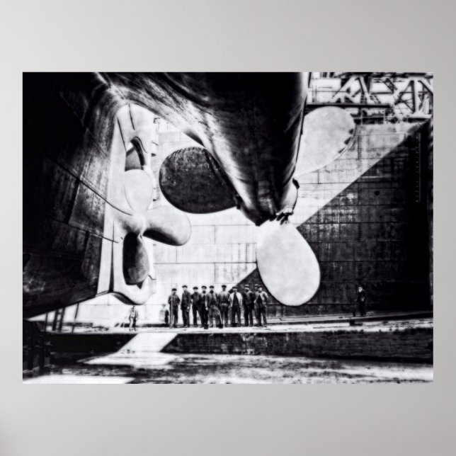 Pôster Titanic do RMS: Pronto para Lançá-lo (Frente)