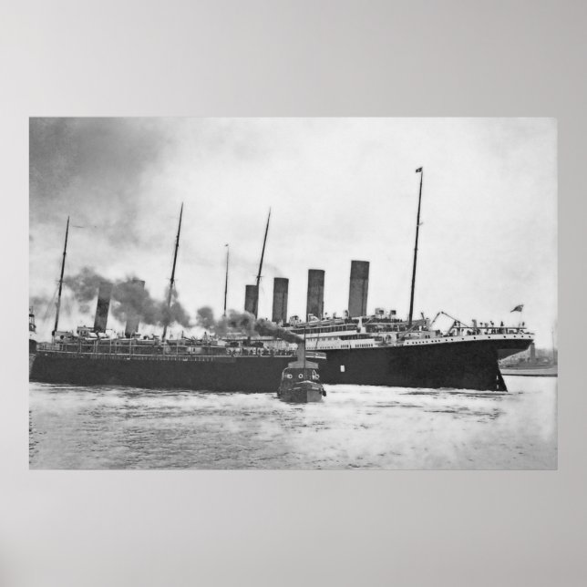 Poster Titanic está perto da Miss (Frente)