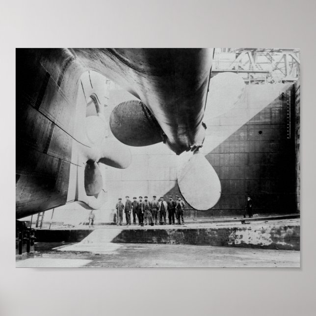 Poster Titanic In Dock - 31 De Maio De 1911 (Frente)